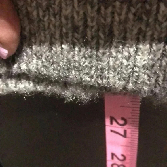 Banana Republic Wool Blend Knit Pullover Crew neck,horizontal stripe,warm winter - Picture 6 of 8